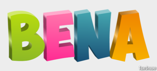 Bena Texteffekt