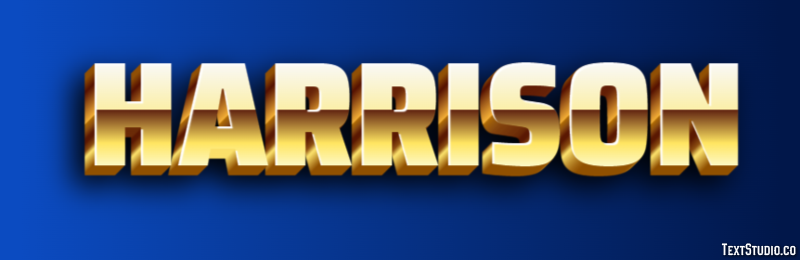 Harrison Text Effect