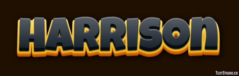 Harrison Text Effect