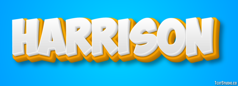 Harrison Text Effect