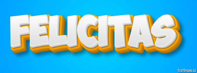 Felícitas Efecto de Texto