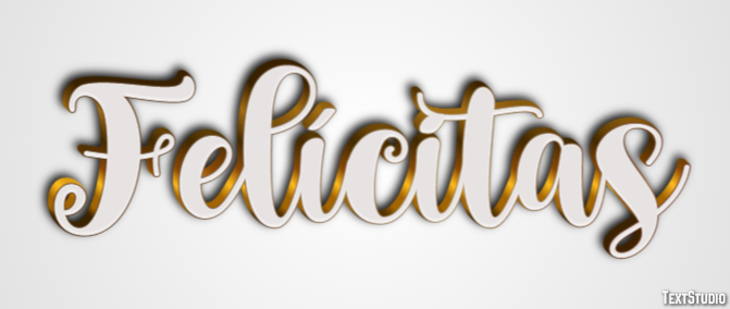 Felícitas Efecto de Texto