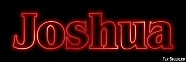 Joshua Efekt tekstowy