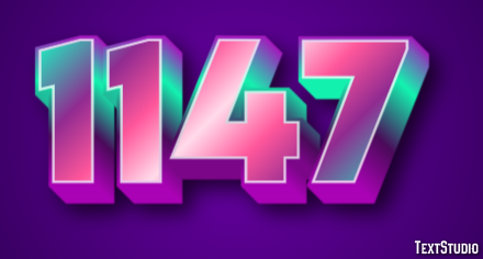 1147 Text Effect