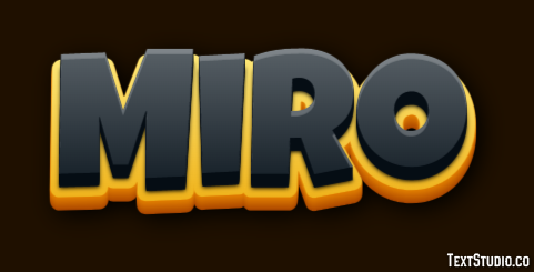 Miro Effetto testo