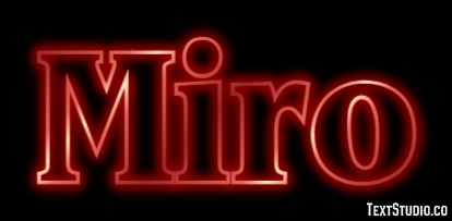 Miro Effetto testo