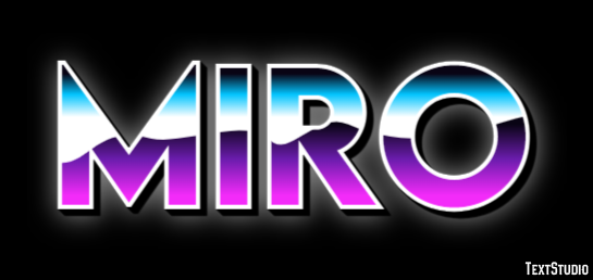 Miro Effet de Texte