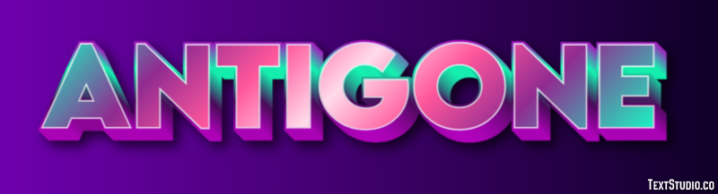 Antigone Effet de Texte