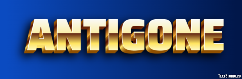 Antigone Text Effect