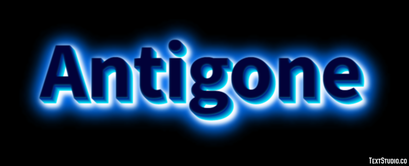 Antigone Text Effect