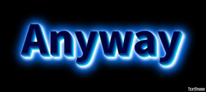 Anyway Text Effect