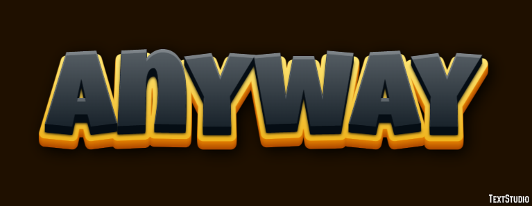 Anyway Text Effect