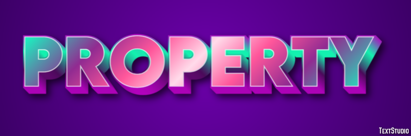 Property Text Effect