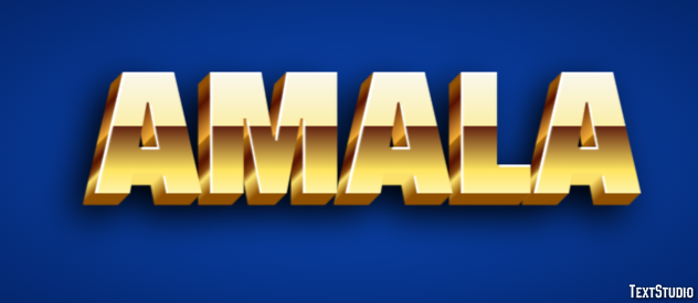 Amala Efeito de texto