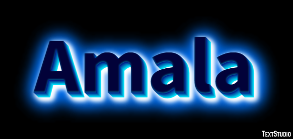 Amala Text effect