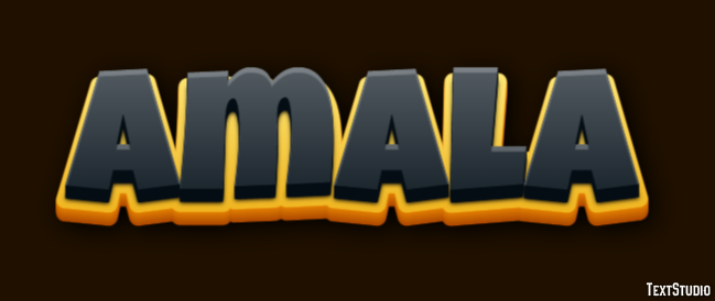 Amala Efeito de texto