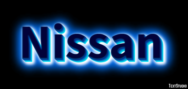 Nissan テキスト効果