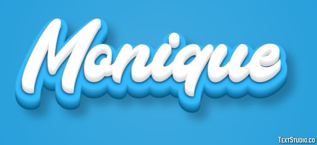 Monique Text Effect