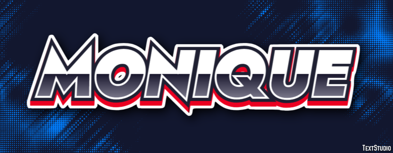 Monique Text Effect