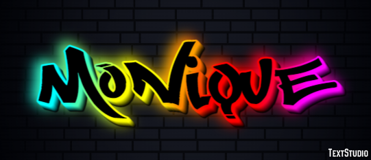 Monique Text Effect