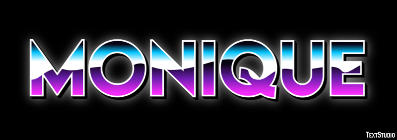 Monique Text Effect