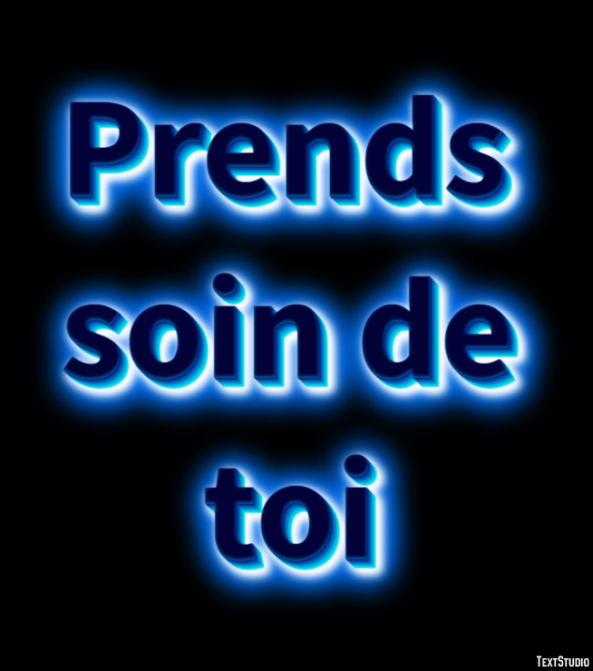 Prends soin de toi Effet de Texte