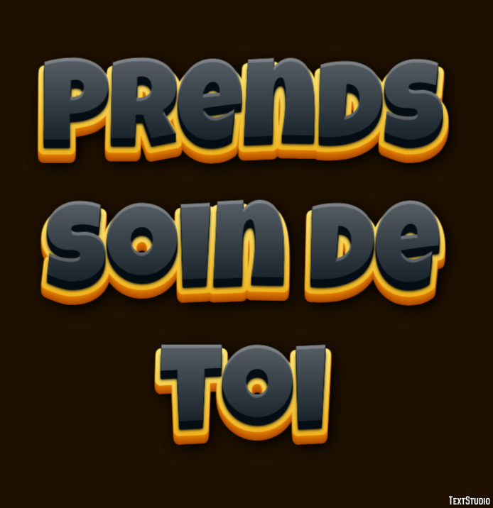 Prends soin de toi Texteffekt