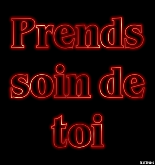 Prends soin de toi Texteffekt