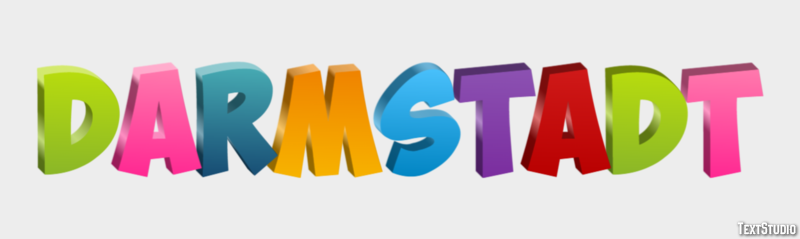 Darmstadt Efekt tekstowy