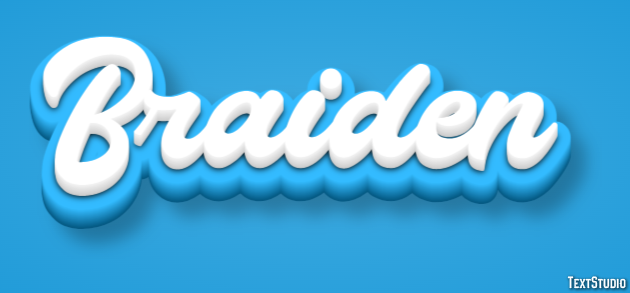 Braiden Text Effect