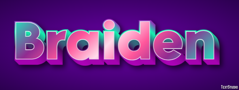 Braiden Text Effect