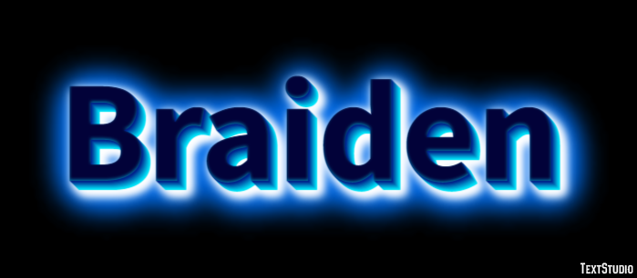 Braiden テキスト効果