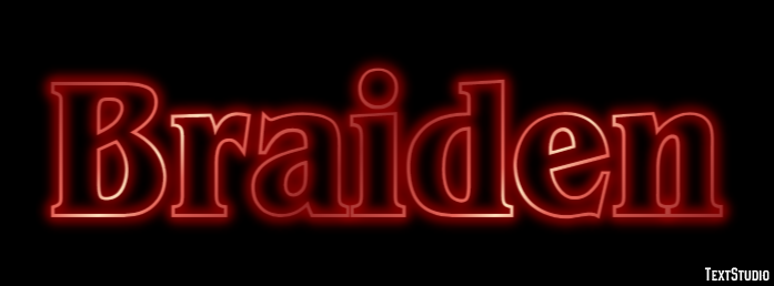 Braiden Text Effect