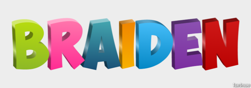Braiden Text Effect