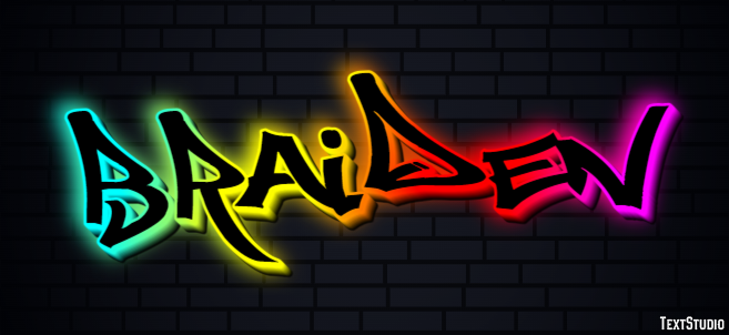 Braiden Text Effect
