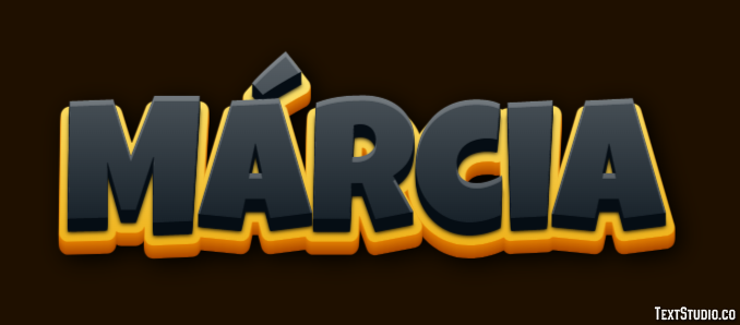 Márcia Text Effect