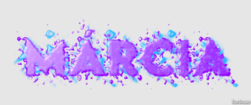 Márcia Text Effect