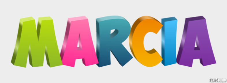 Márcia Text Effect