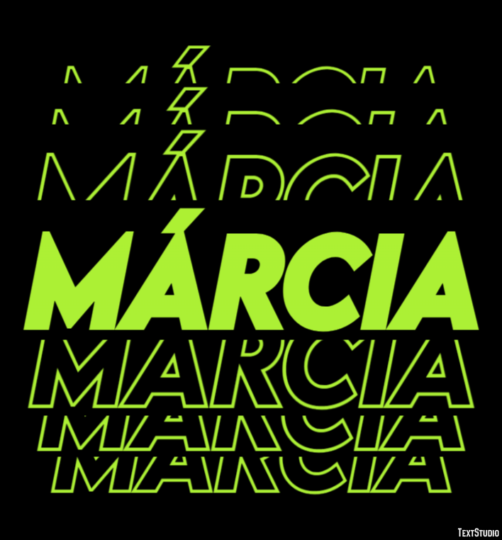 Márcia Text Effect