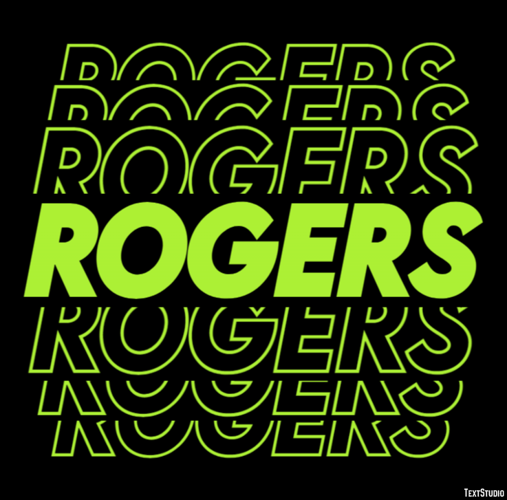 Rogers Texteffekt
