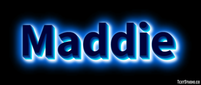 Maddie Efeito de texto