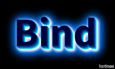 Bind Efeito de texto