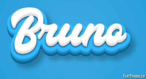 Bruno Efeito de texto