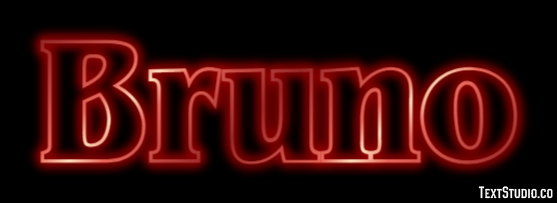 Bruno Efeito de texto