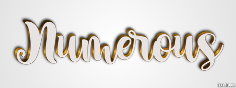 Numerous Effet de Texte