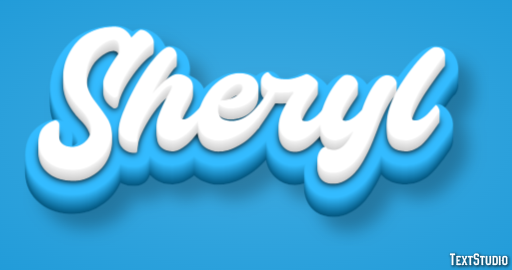 Sheryl Text Effect