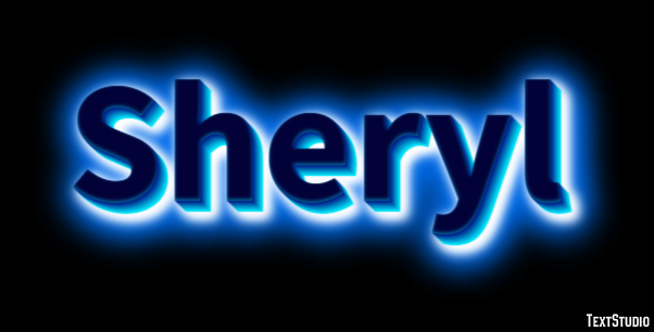 Sheryl Text Effect