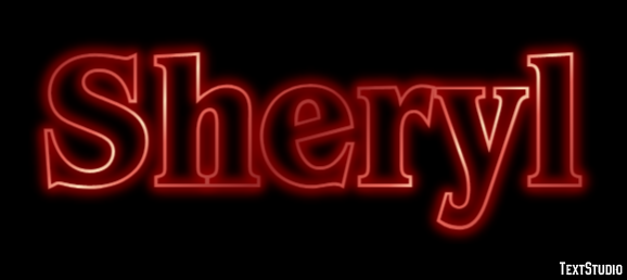 Sheryl Text Effect