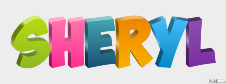 Sheryl Text Effect