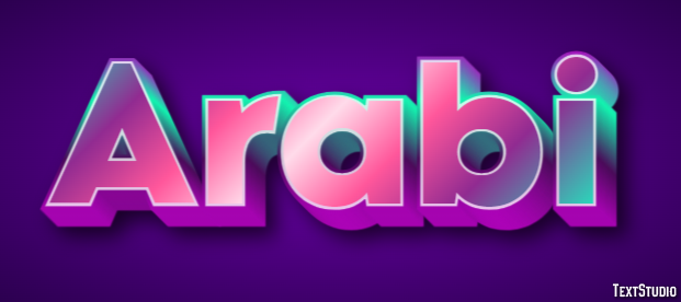 Arabi Text effect
